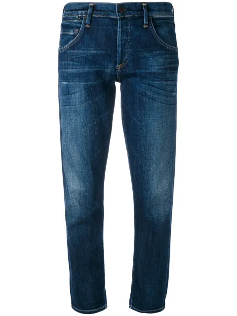 Citizens of Humanity cropped straight leg jeans