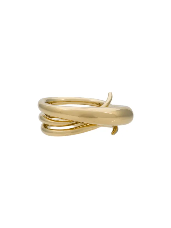 Charlotte Chesnais Gold Hurly Burly Ring - Farfetch