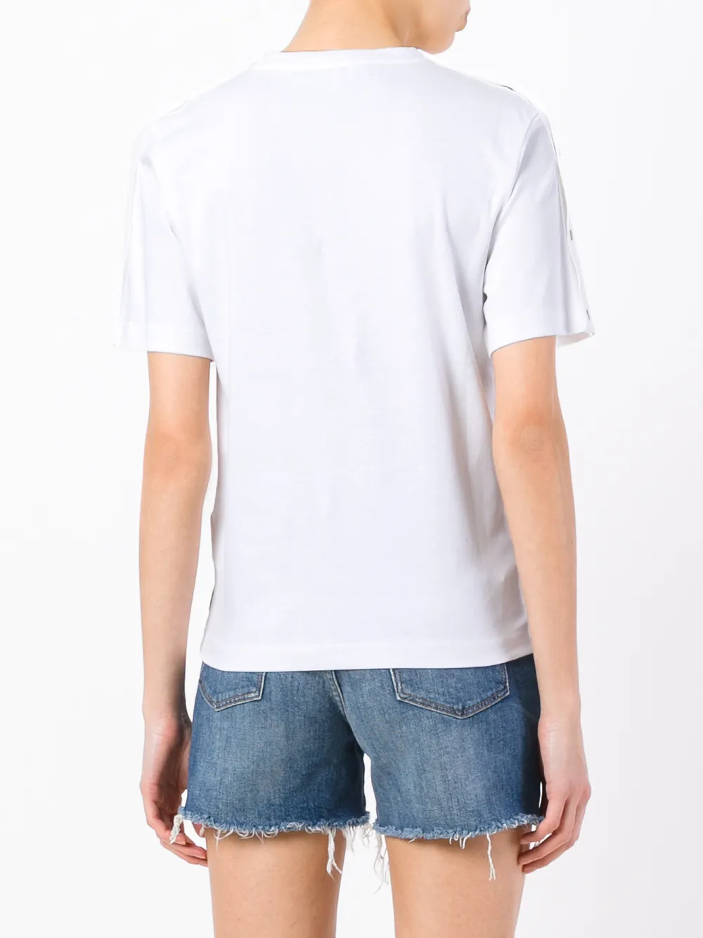 Kenzo patch print T-shirt Wit
