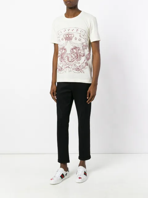 GUCCI Loved crest print t-shirt