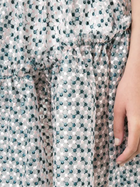 JOURDEN JOURDEN GASHA GATHERED SKIRT - PINK & PURPLE