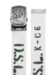 الصورة 2 من Diesel Kids slogan print belt