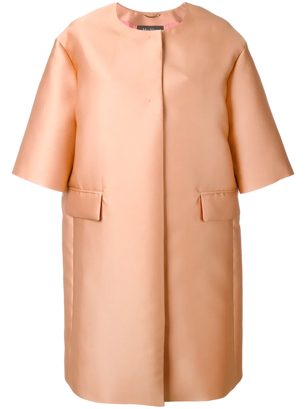 Max Mara Satin Svelto coat | Pink | Image 1
