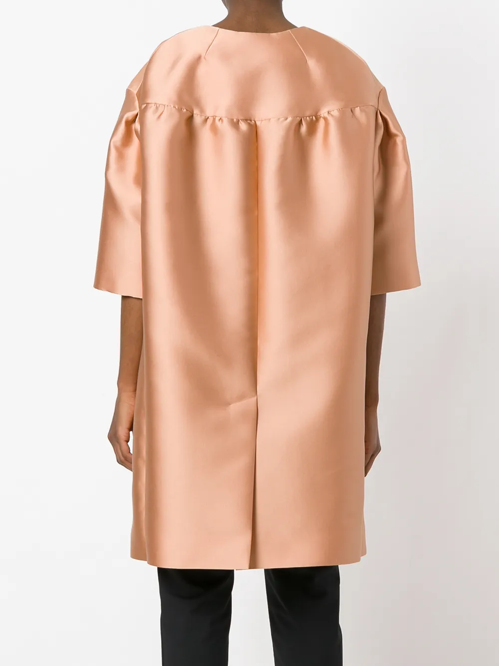 Max Mara Satin Svelto coat Roze