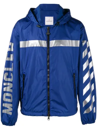 Moncler X Off White Jacke Blau Moncler X Off White Jacke Blau