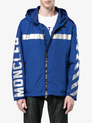 Moncler X Off White Jacke Blau Moncler X Off White Jacke Blau