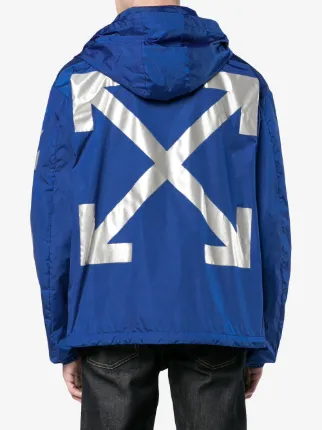 Moncler X Off White Jacke Blau Moncler X Off White Jacke Blau