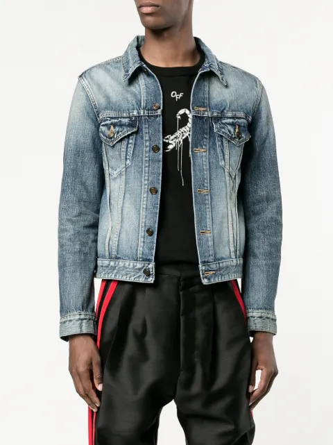 SAINT LAURENT Denim Jacket, Vintage Blue | ModeSens