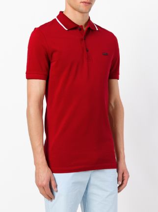 burberry red polo shirt