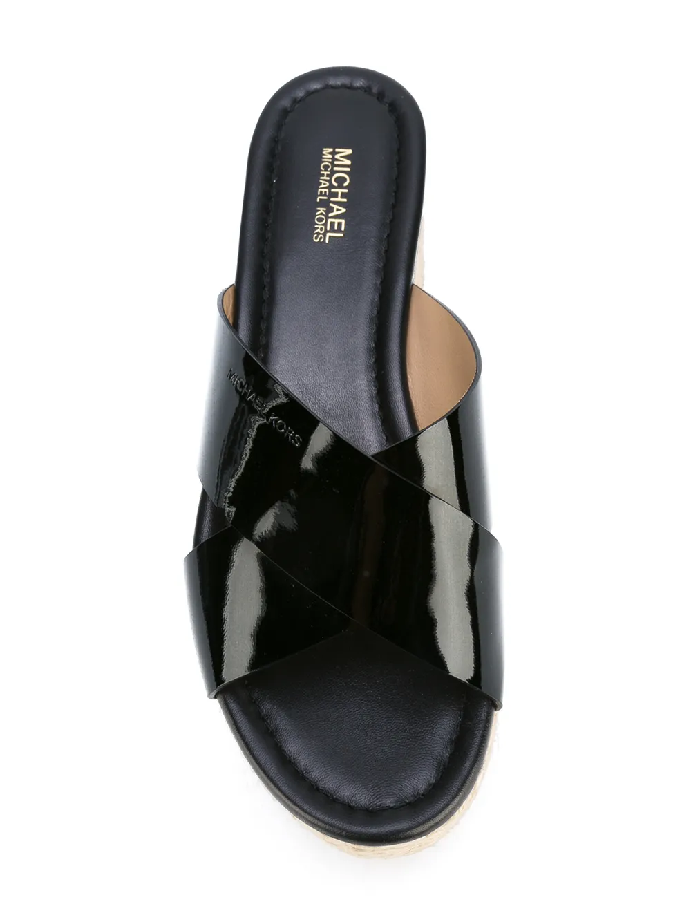 Michael Michael Kors sandalias de cuÃ±a - Negro - MICHAEL Michael Kors |  Mystilo