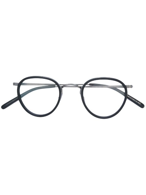 Matte black round glasses hotsell