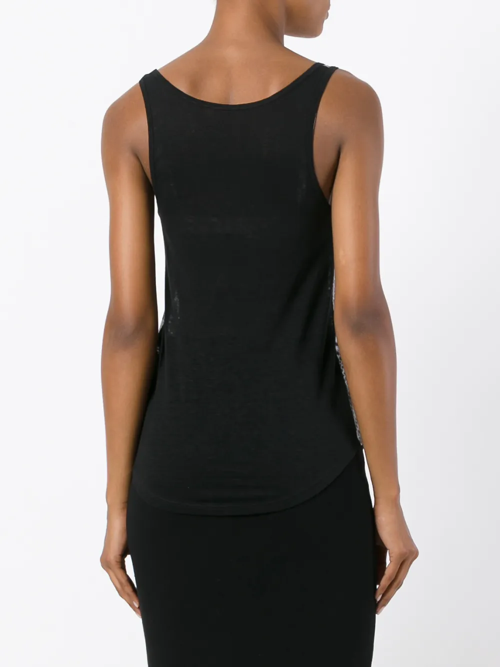Balmain printed vest Zwart