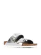 Image 2 of Birkenstock metallic buckled sliders
