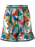 PUCCI elasticated waistband printed shorts - Multicolour