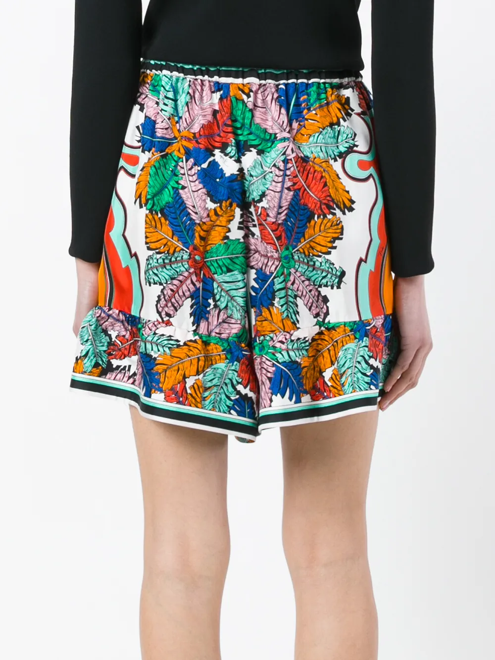 Pucci Elasticated Waistband Printed Shorts In Multi