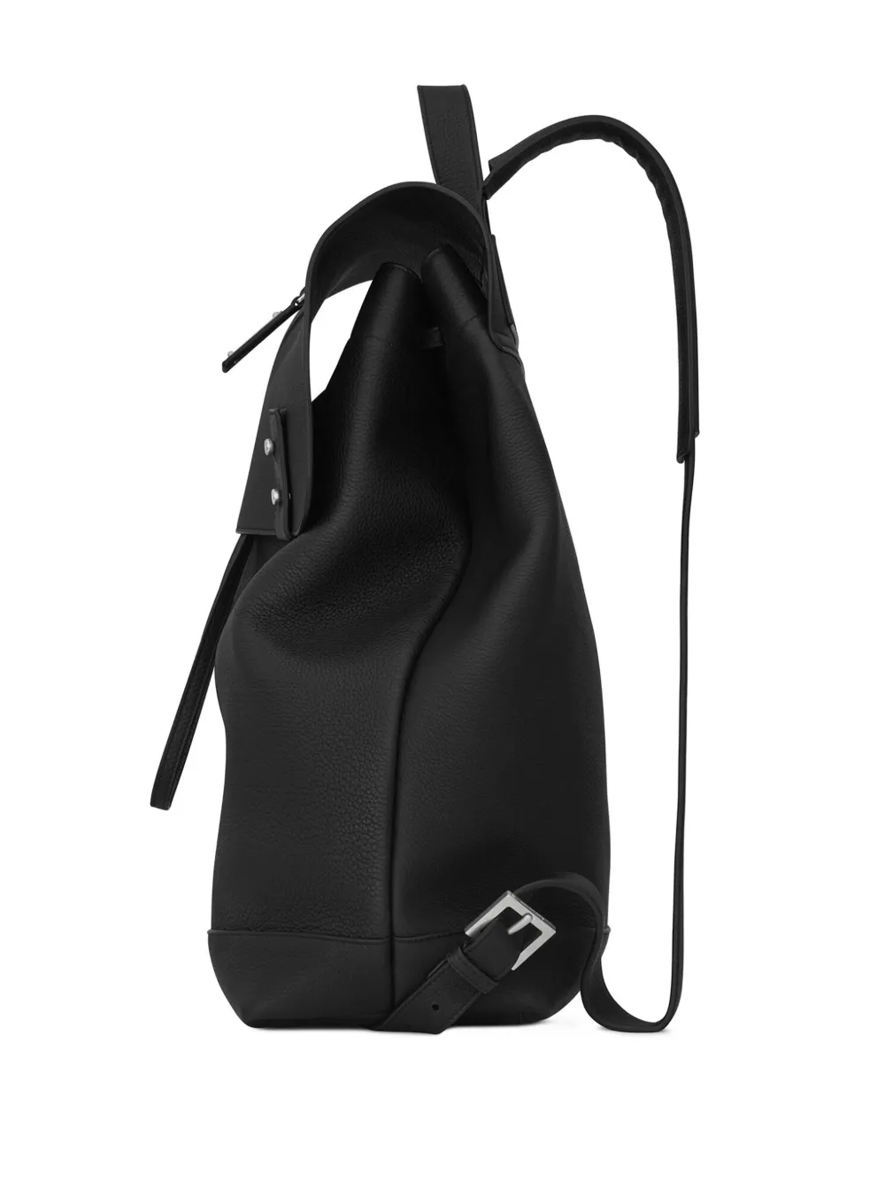 Logo-Print Leather-Trimmed Shell Backpack