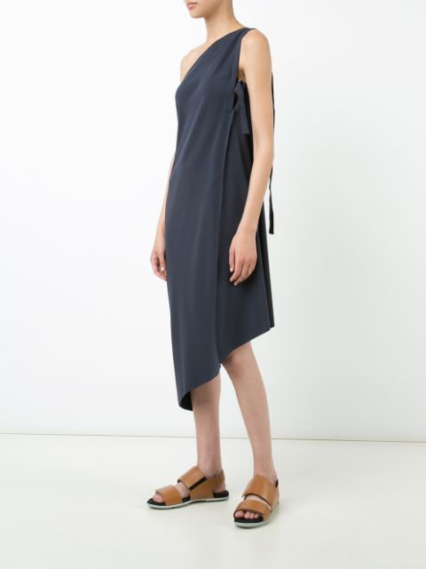 ISSEY MIYAKE Flat Combination Halter Dress | ModeSens