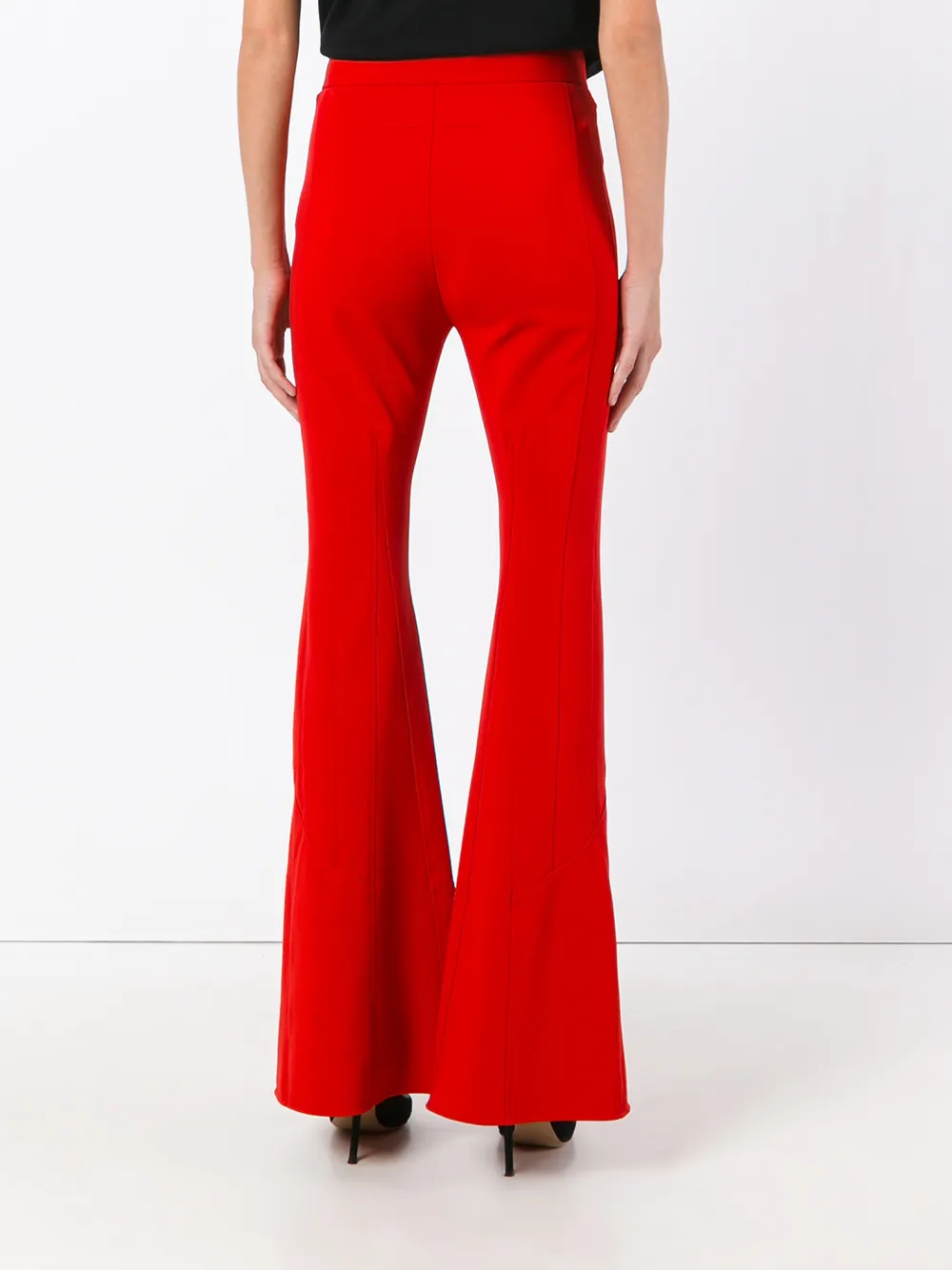 Givenchy high waist cropped broek Rood