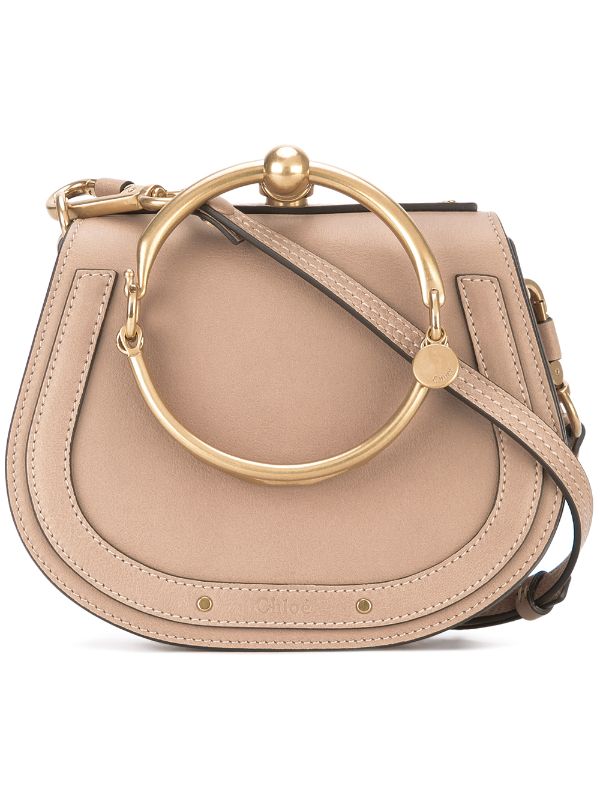 small nile bracelet leather crossbody bag