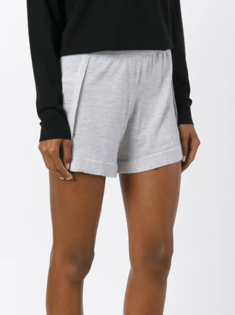 LE KASHA LE KASHA CASHMERE BOMBAY SHORTS - GREY