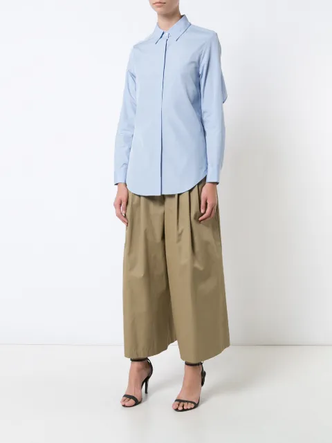 TOME TOME OPEN BACK SHIRT - BLUE