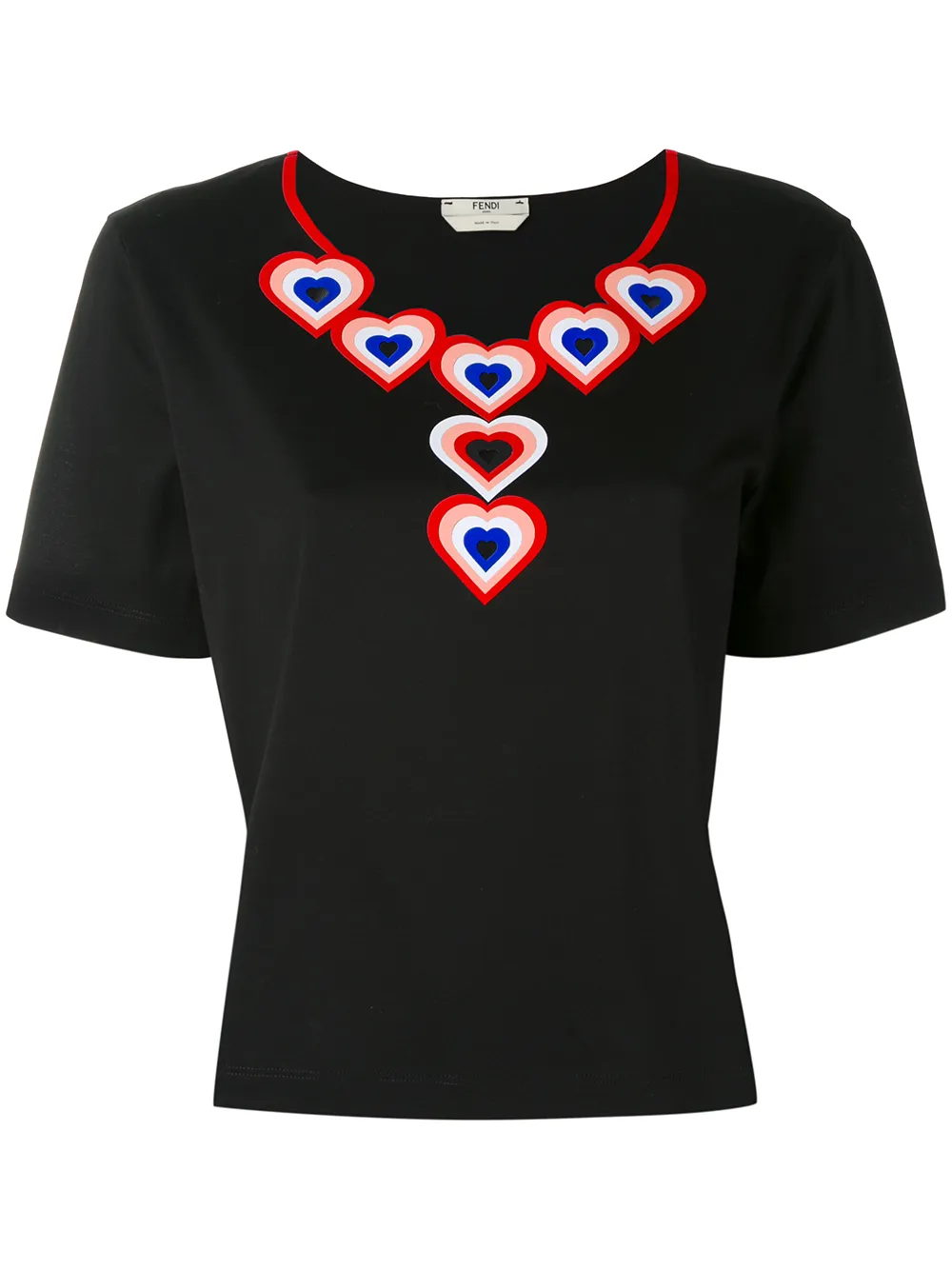 fendi heart t shirt