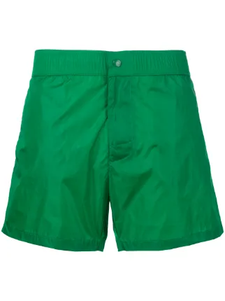 khaki green moncler swim shorts khaki green moncler swim shorts