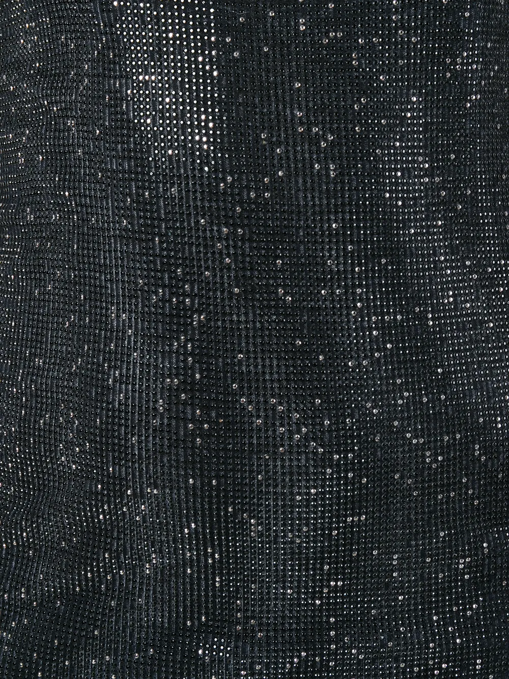 Avant Toi geborduurde top Zwart