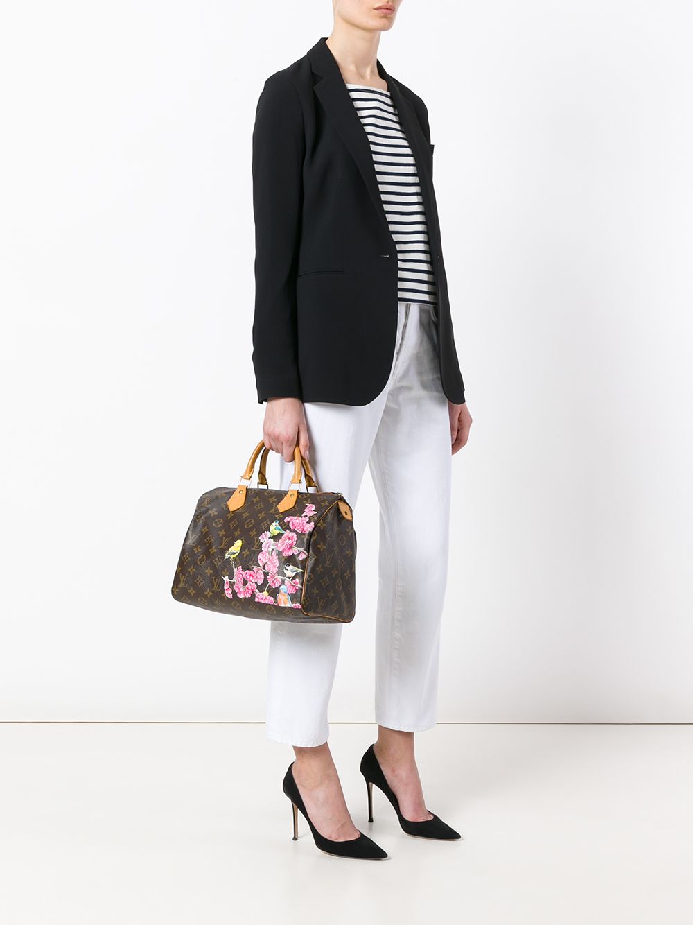 Louis Vuitton Vintage Bird Print Tote Bag, $2,888, farfetch.com