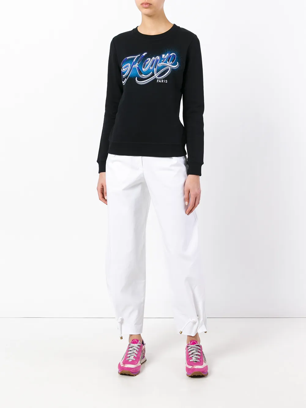  Kenzo Kenzo 'lyrics' Sweatshirt   Schwarz 