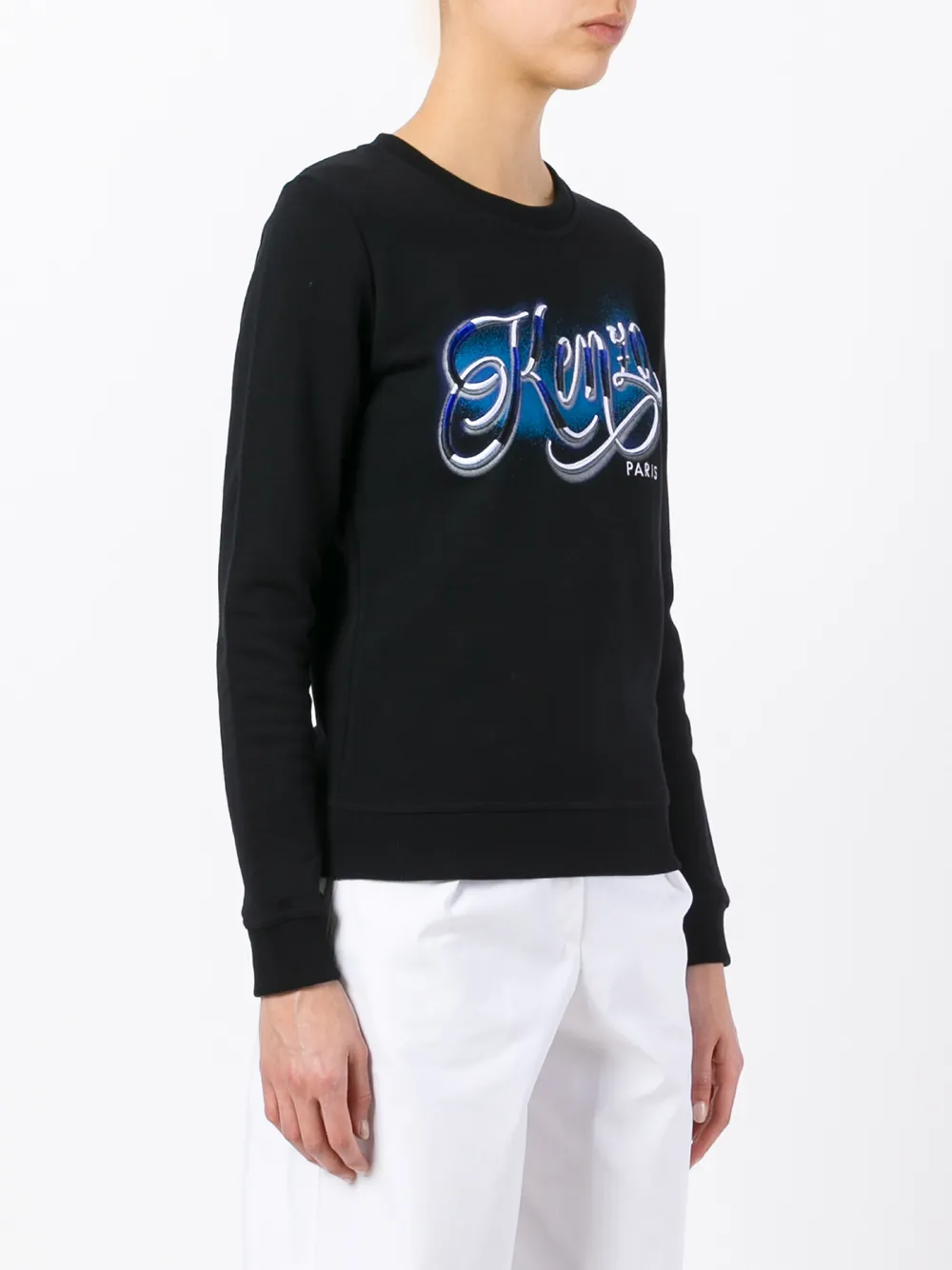  Kenzo Kenzo 'lyrics' Sweatshirt   Schwarz 