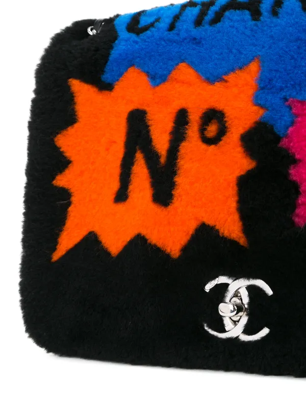 CHANEL Pre-Owned Furry Shoulder Bag | Black | FARFETCH RO