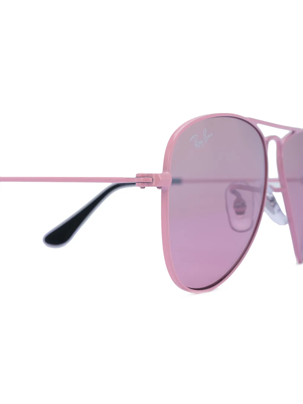  Ray Ban Junior Pilotenbrille Mit Farbverlauf   Rosa 