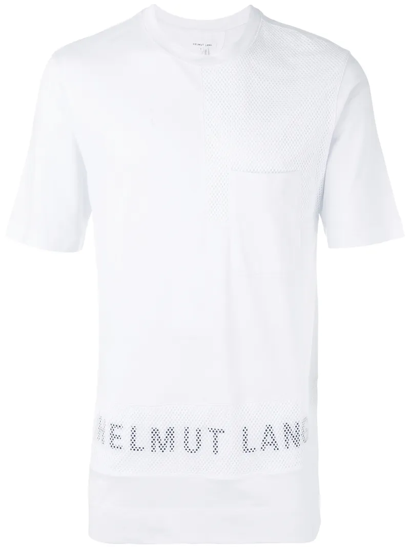 футболка с логотипом Helmut Lang