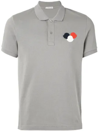 Moncler Grey Polo Moncler Grey Polo