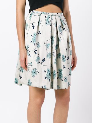 floral print skirt