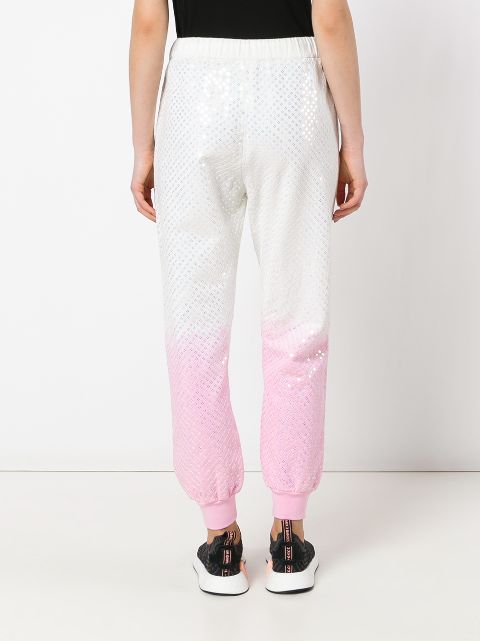 sequin track pants