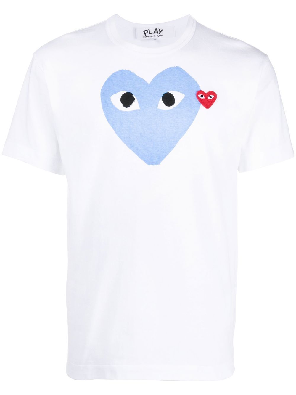 Comme Des Garçons Play heart print T-shirt - White