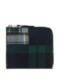 Comme Des Garçons Wallet Green Tartan Wallet
