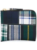 Comme Des Garçons Wallet Green Tartan Wallet