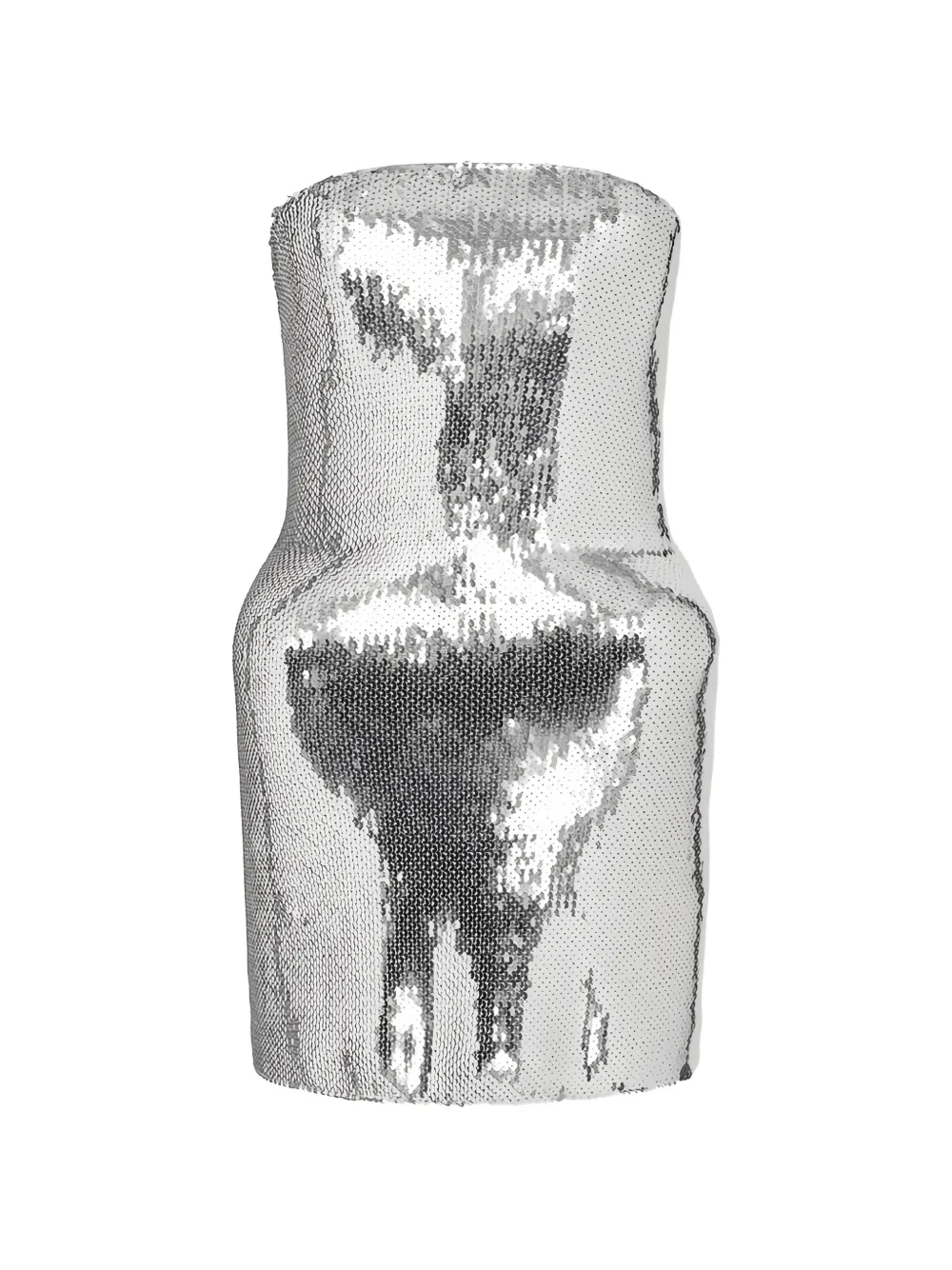 David Koma asymmetric chain dress - Nero