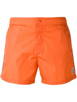 orange moncler swim shorts orange moncler swim shorts