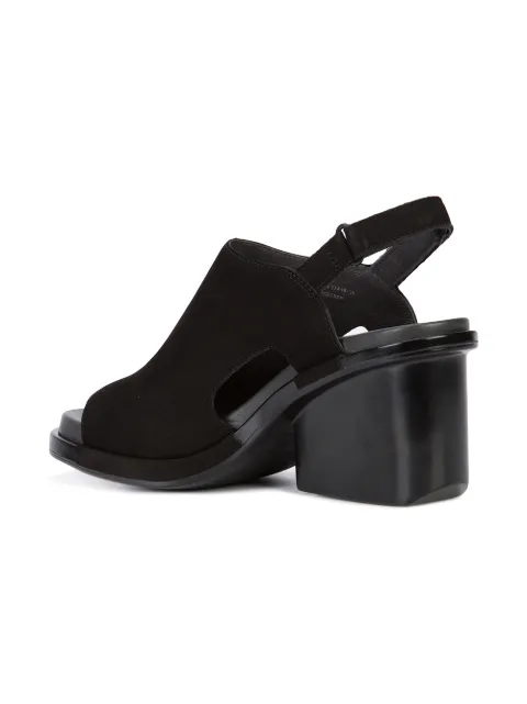 CAMPER Mid Heel Slingback Sandals in Schwarz | ModeSens