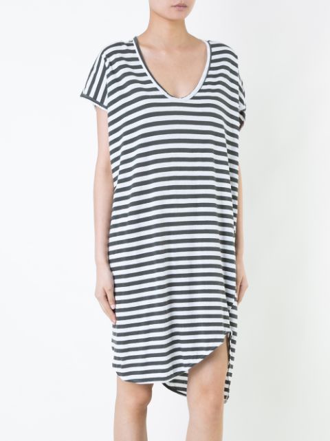 BASSIKE Stripe T-Shirt Dress | ModeSens