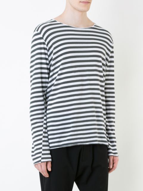 BASSIKE Striped Longlseeved T-Shirt | ModeSens