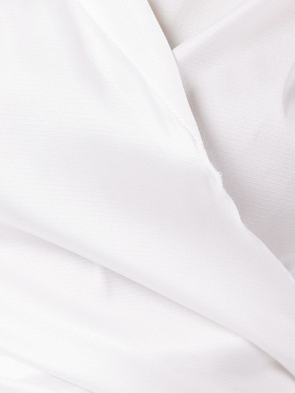 Shop Talbot Runhof Naxos Wrap-style Blouse In White