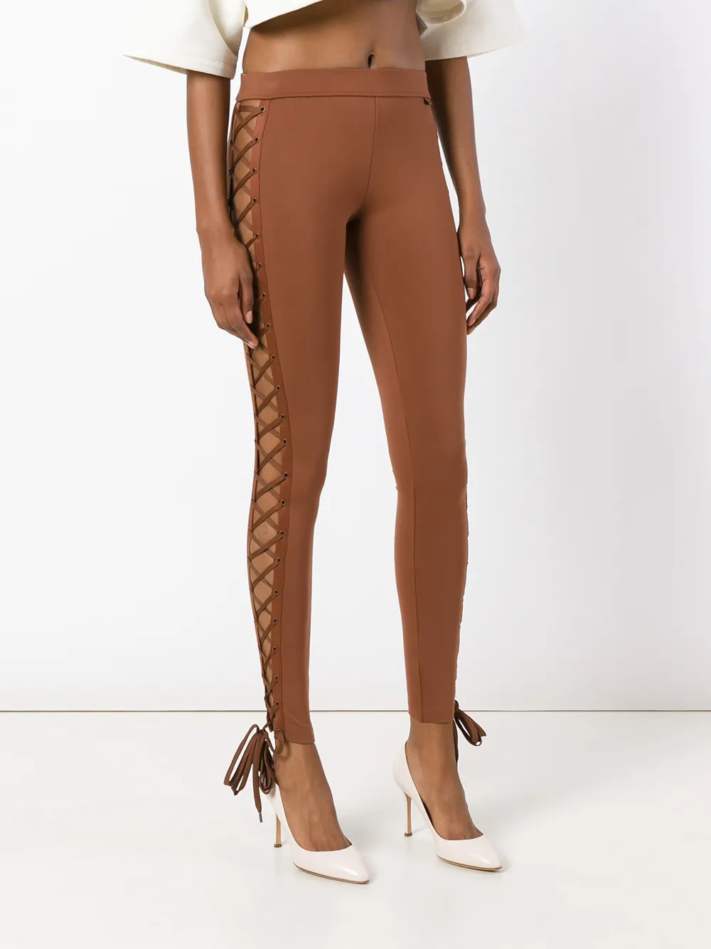 Fenty X Puma boxing and bomber lacing tights Bruin