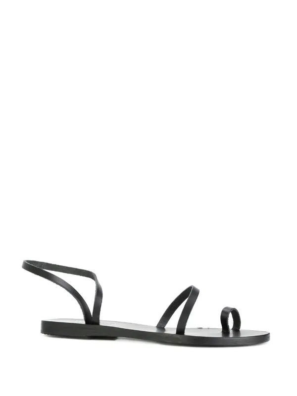 Ancient Greek Sandals slip-on open-toe Sandals | Black