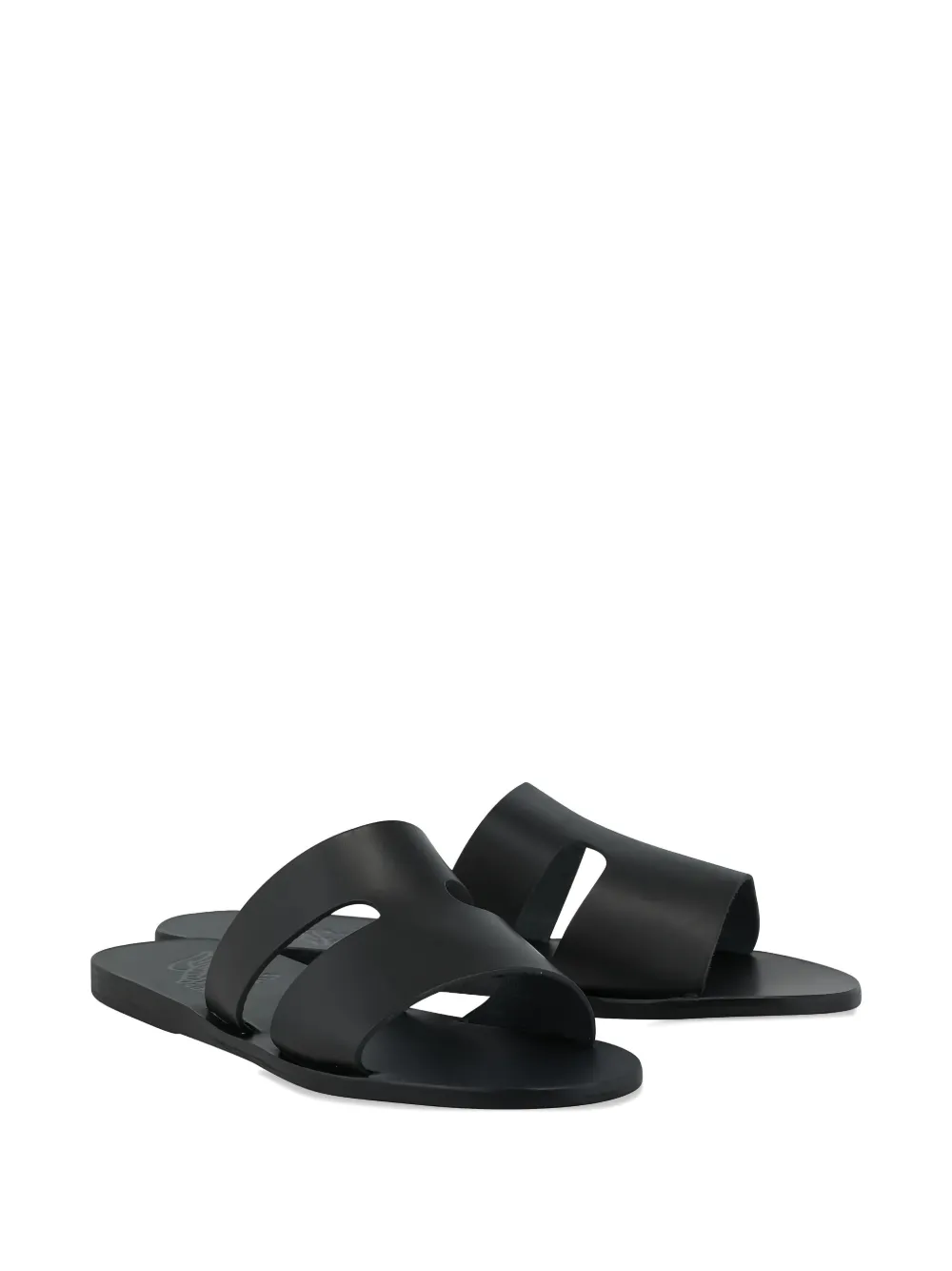 Ancient Greek Sandals classic slip-on sandals Zwart