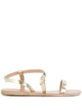Ancient Greek Sandals Niove flat sandals - Metallic